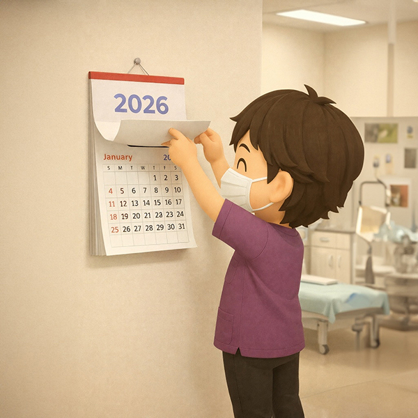 2026年度版開院日カレンダー